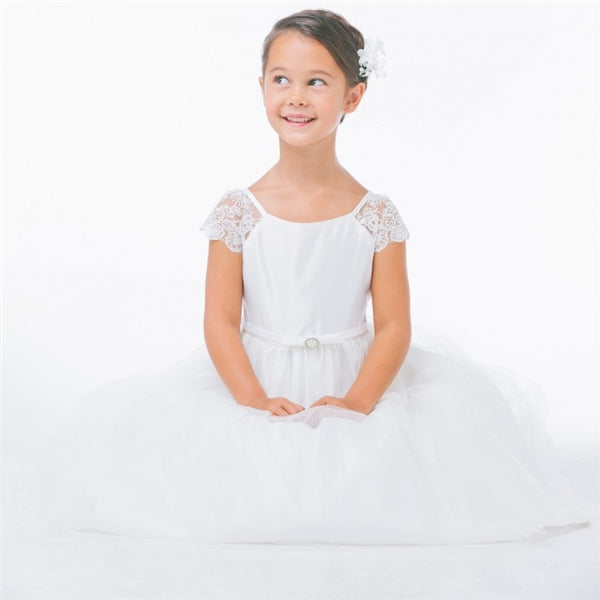 Angela Baby Dress: WHITE by SWEET KIDS