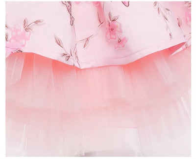 Lauren Butterfly Short Dress: Pink