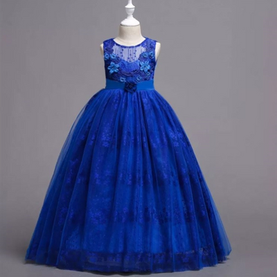 Esmeralda Long Dress: Royal Blue
