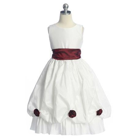 Blossom Baby Dress: WHITE