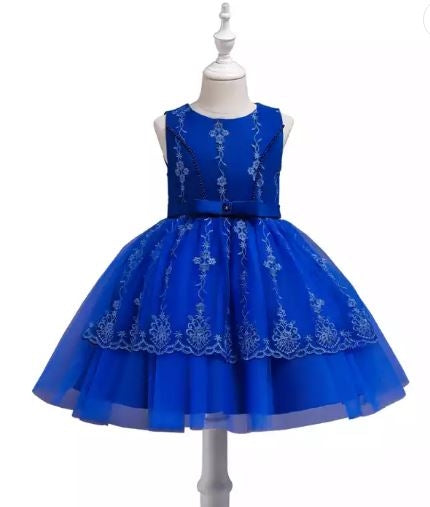 Gwyneth Short Dress: Royal Blue