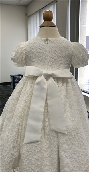 Suzana Baptism Gown: OFF-WHITE