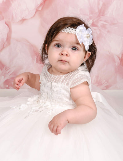 Maritzia Baby Dress: OFF-WHITE
